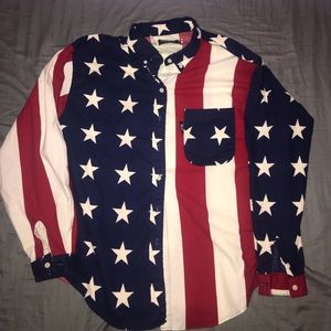 Brooks & Dunn American Flag Shirt vintage